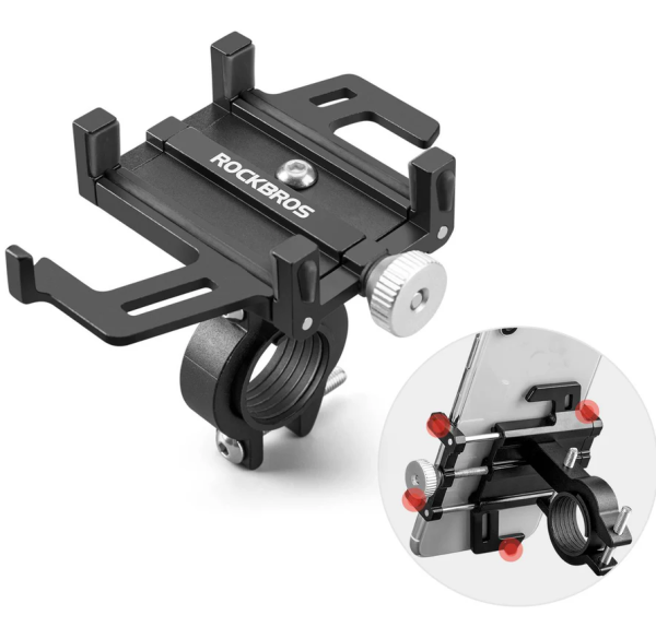 ROCKBROS | Fahrrad Motorrad Handyhalterung mit 360 Rotation Clip